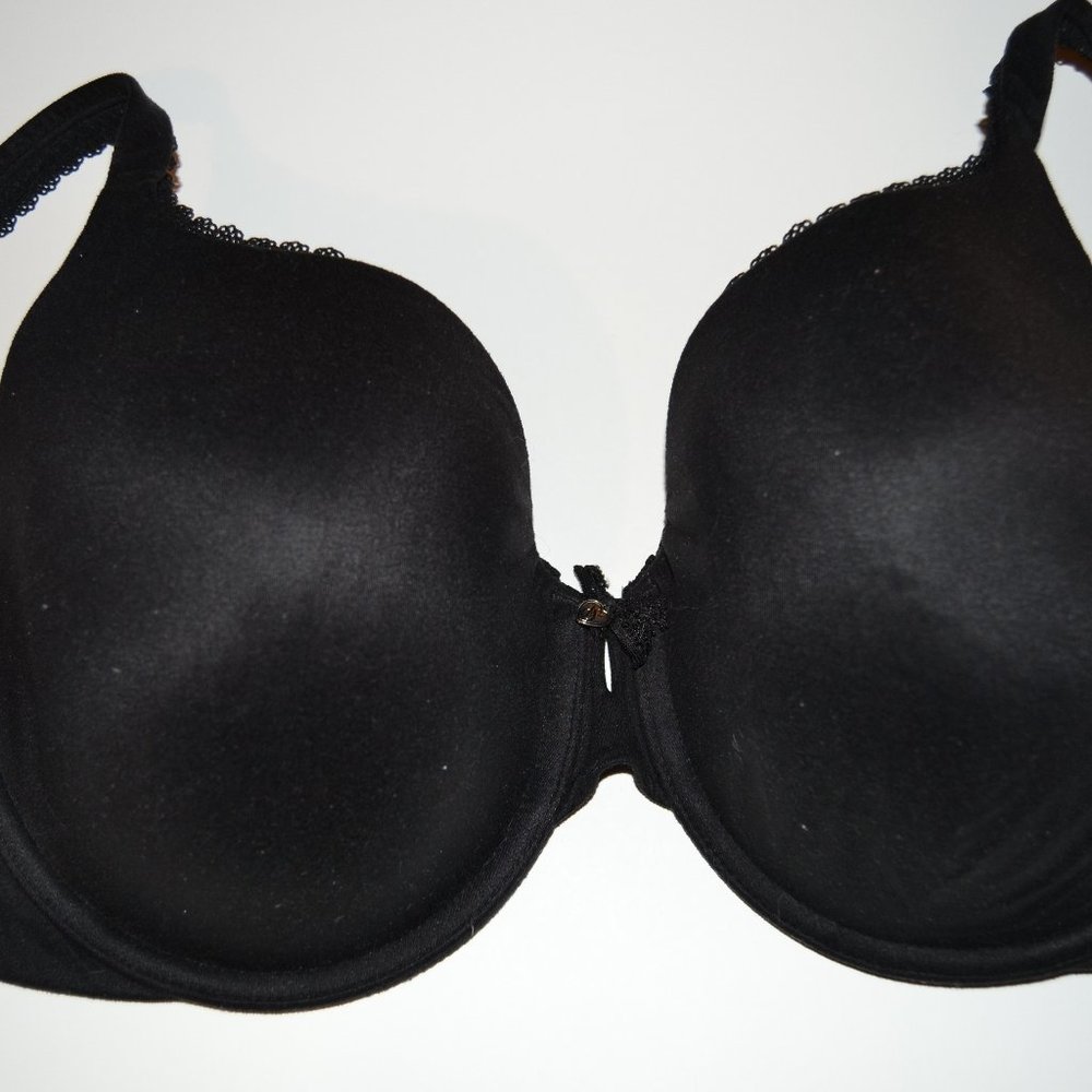 Victoria's Secret Body by VS 36DDD Lined Perfect Coverage black bra EUC